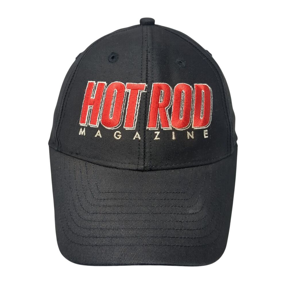 Hot Rod Magazine Strapback Baseball Cap Black One Size Adjustable 6 Panel Mohrs